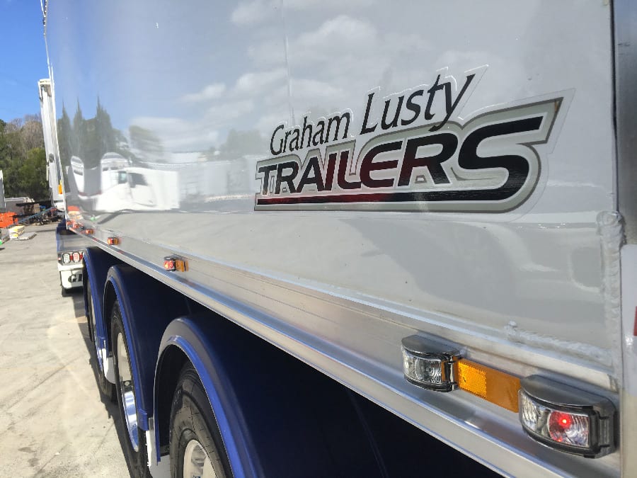 Graham Lusty Trailers pressed side wall option