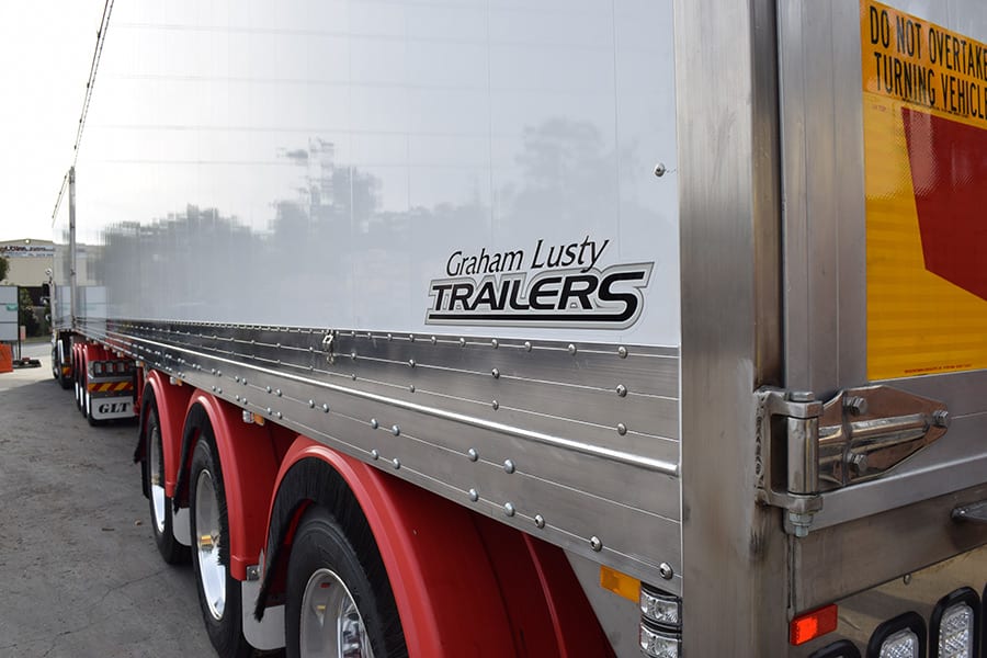 Graham Lusty Trailers plank side wall option