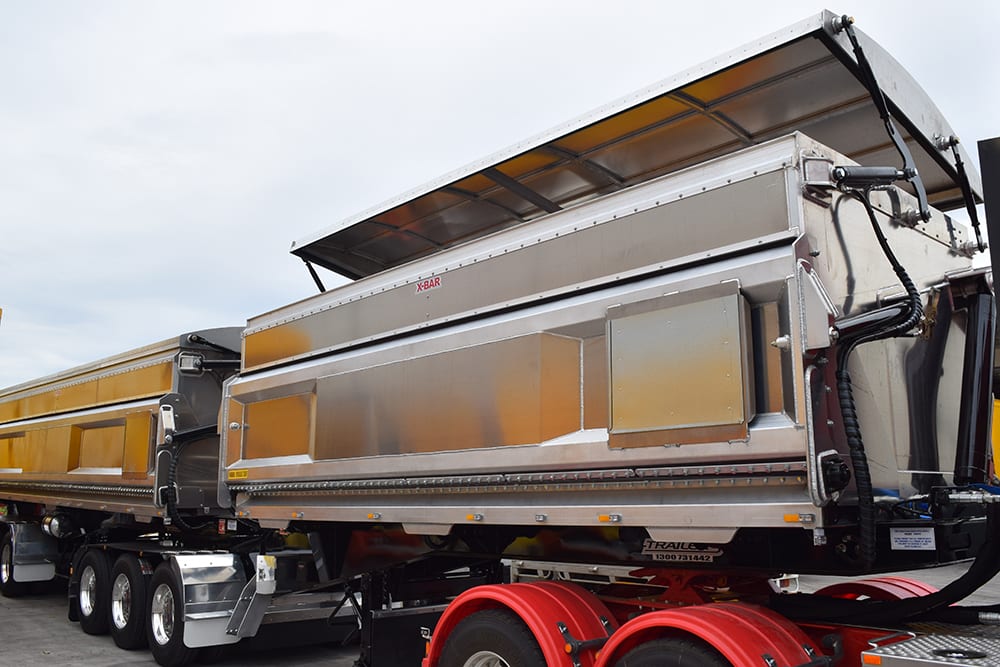 Graham Lusty Trailers Chassis Tipper uses Hendrickson suspension